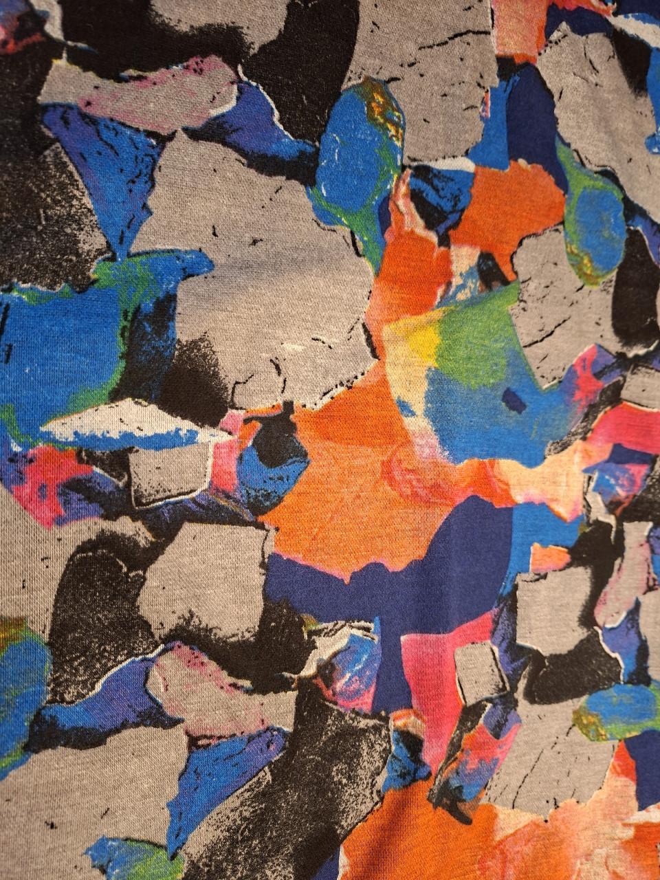 Lap stof, gedecoreerd, tricot elastisch, 1,5 x 2 m