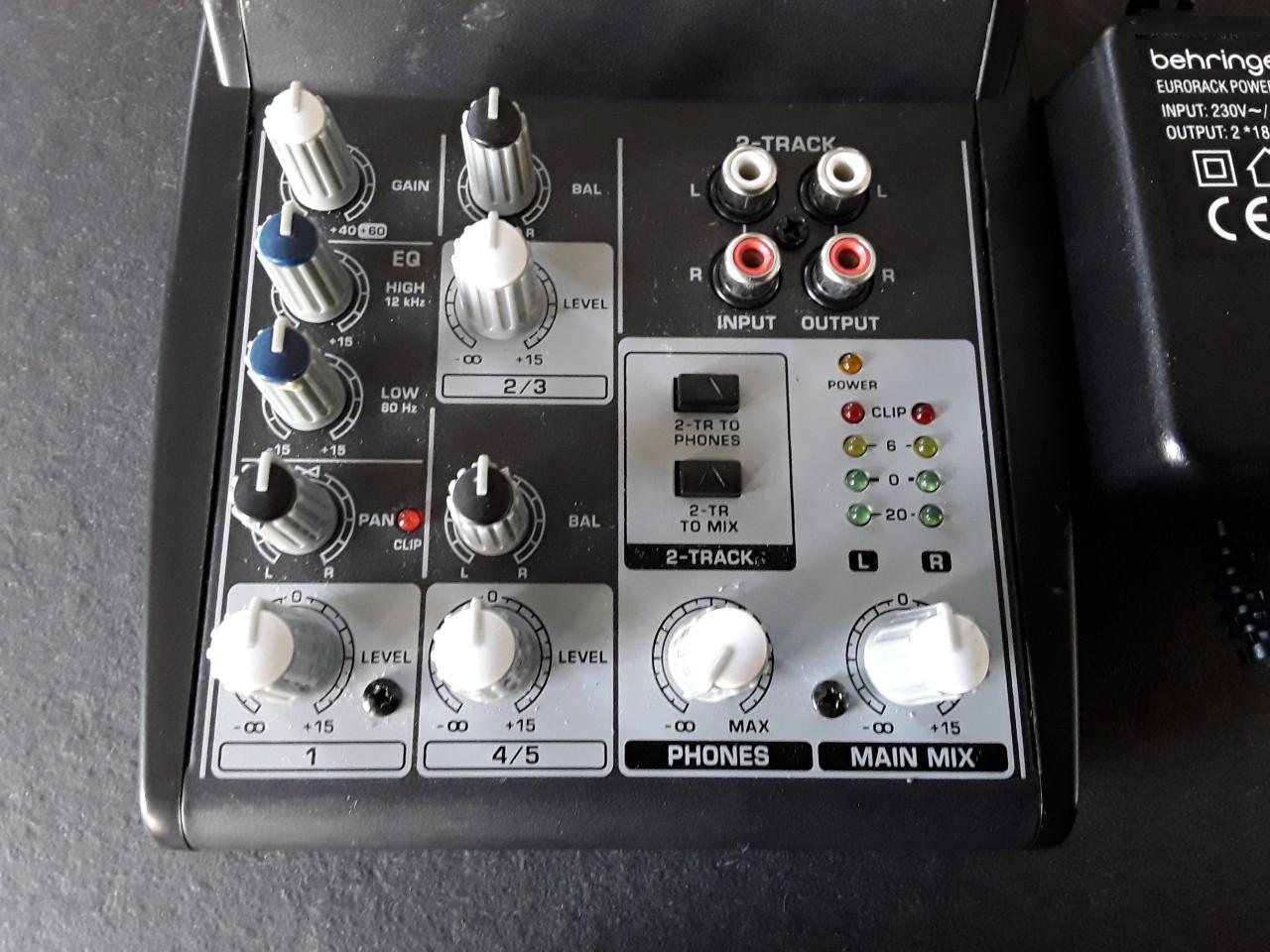 Mengpaneel Behringer xenyx502