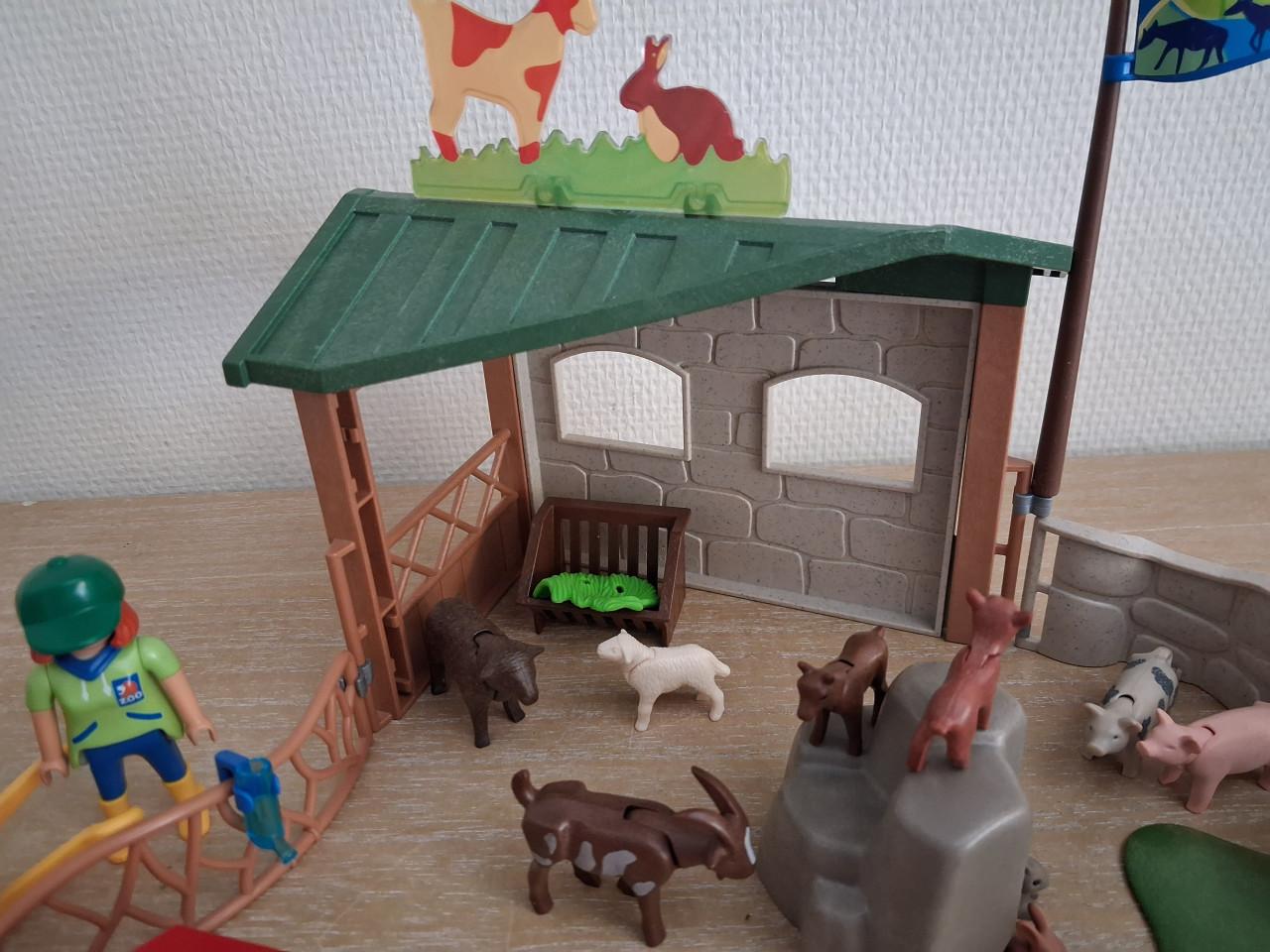 Playmobil dierenverblijf kleine dieren set 6635