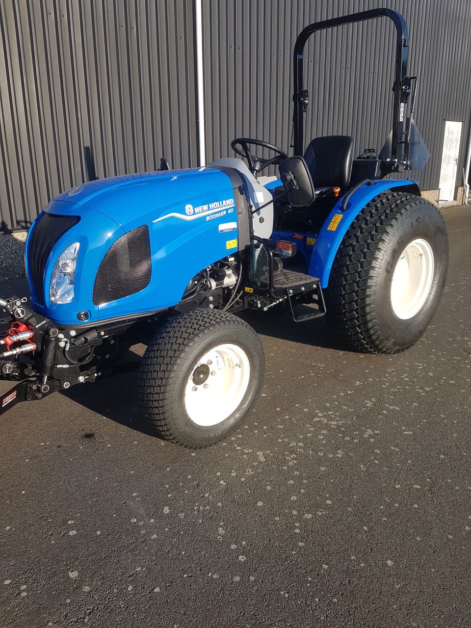 Tractor met maaier