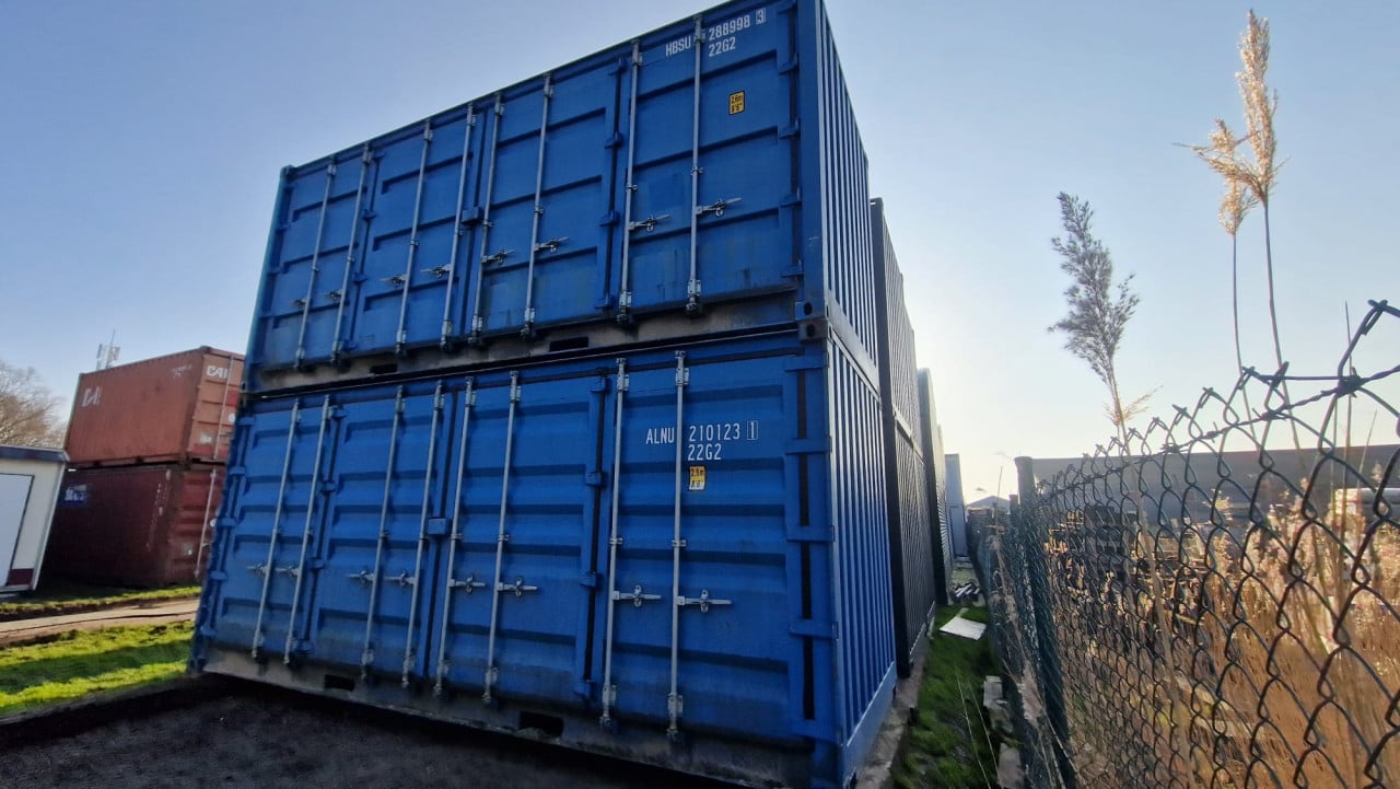 20ft open side / full side acces opslagcontainer container