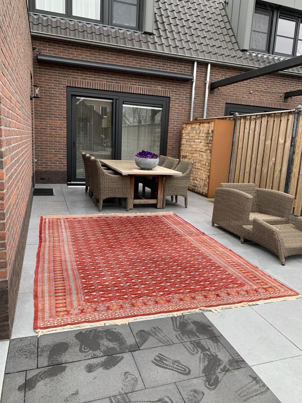 ✨Prachtige Sfeervolle Bohemian-Style Handgeknoopt Vloerkleed✨