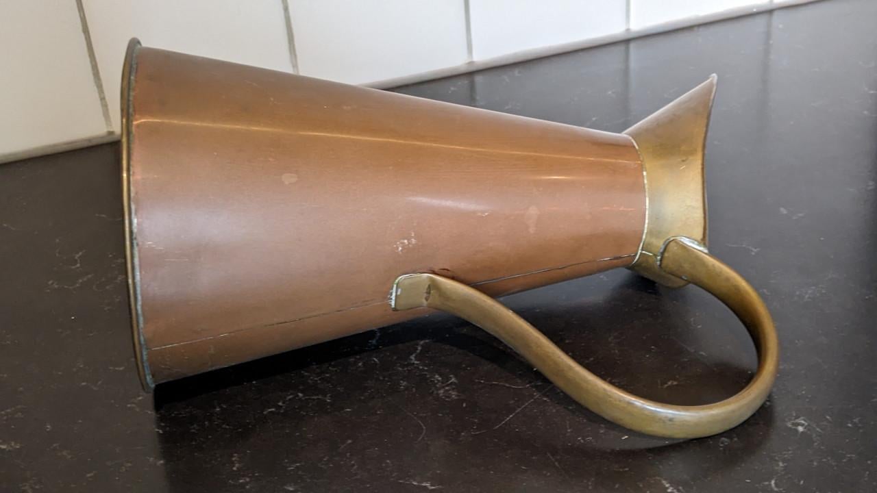 Koperen kan, 2 kleuren koper