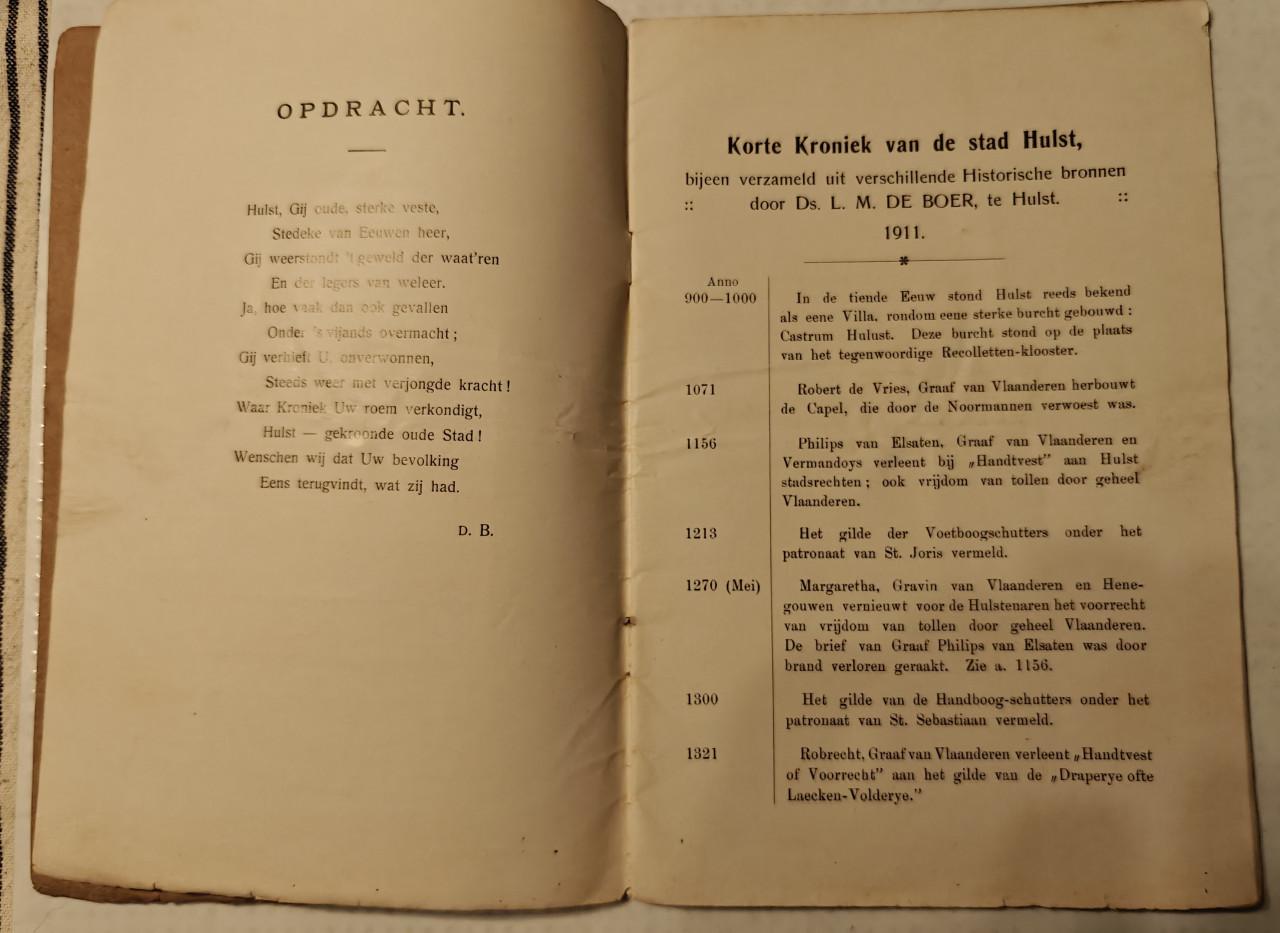 Korte kroniek van de stad Hulst