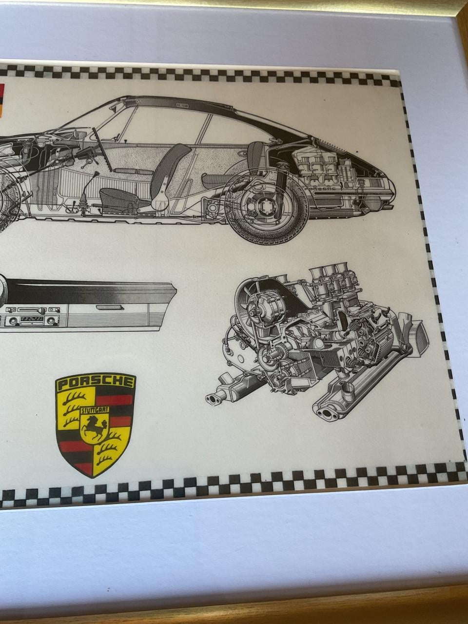 Classic Porsche 911 in lijst