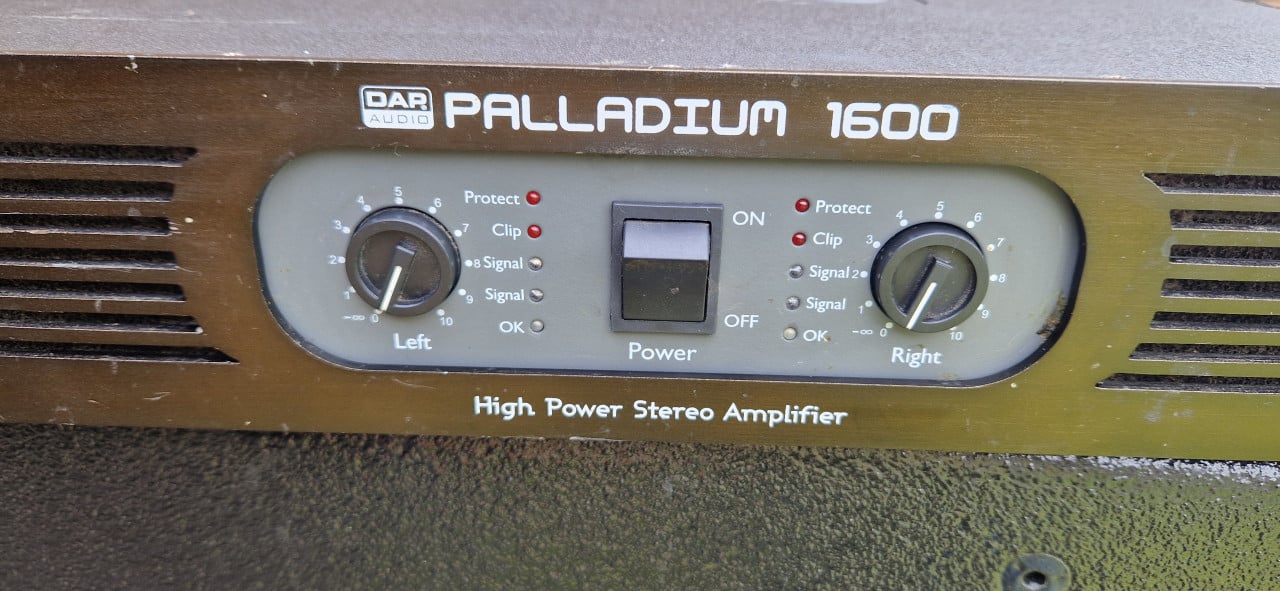 DAP Palladium P-1600 versterker black edition