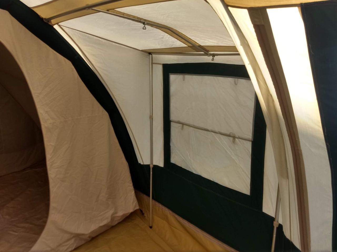 6 persoons familie tent met karretje incl keuken