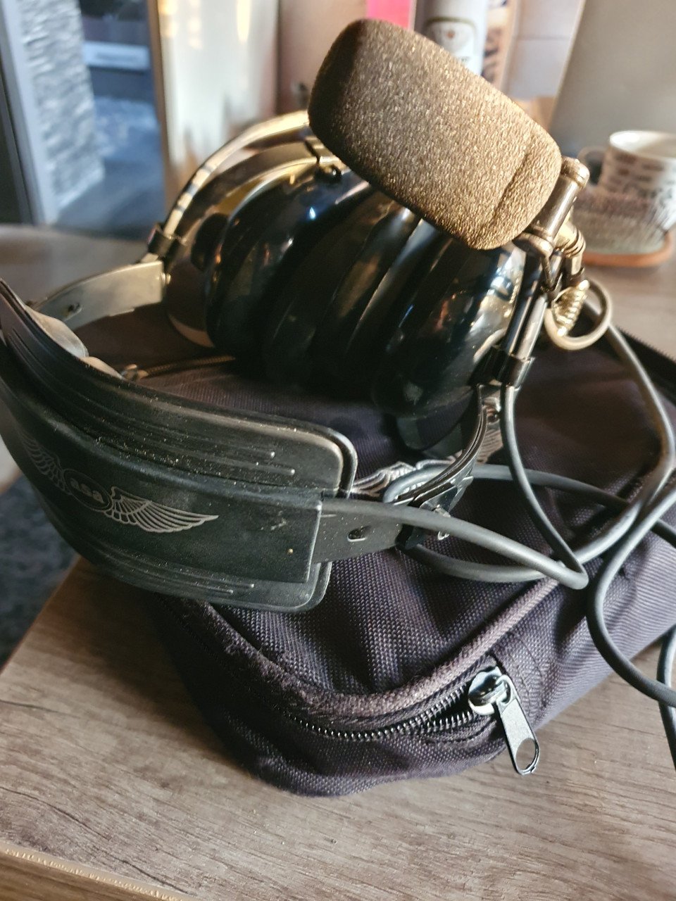 ASA Aviation-Headset AirClassics HS-1A - Pilot Headset met PJ Stekker...