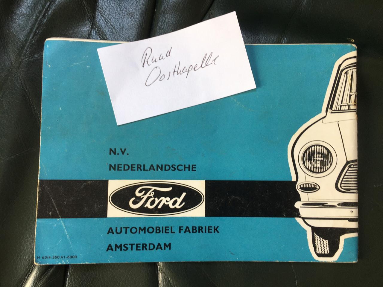 Ford Taunus 12 M instructieboekje