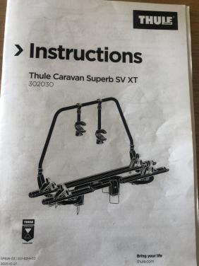 Thule caravan fietsendrager Superb SV XT