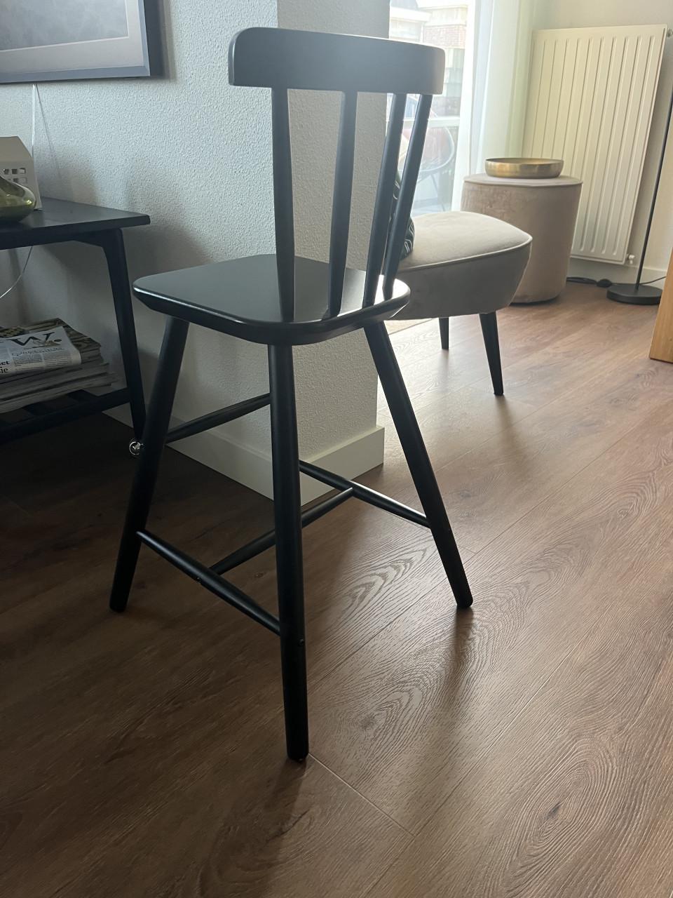 Kinderstoel Agam (Ikea) zwart