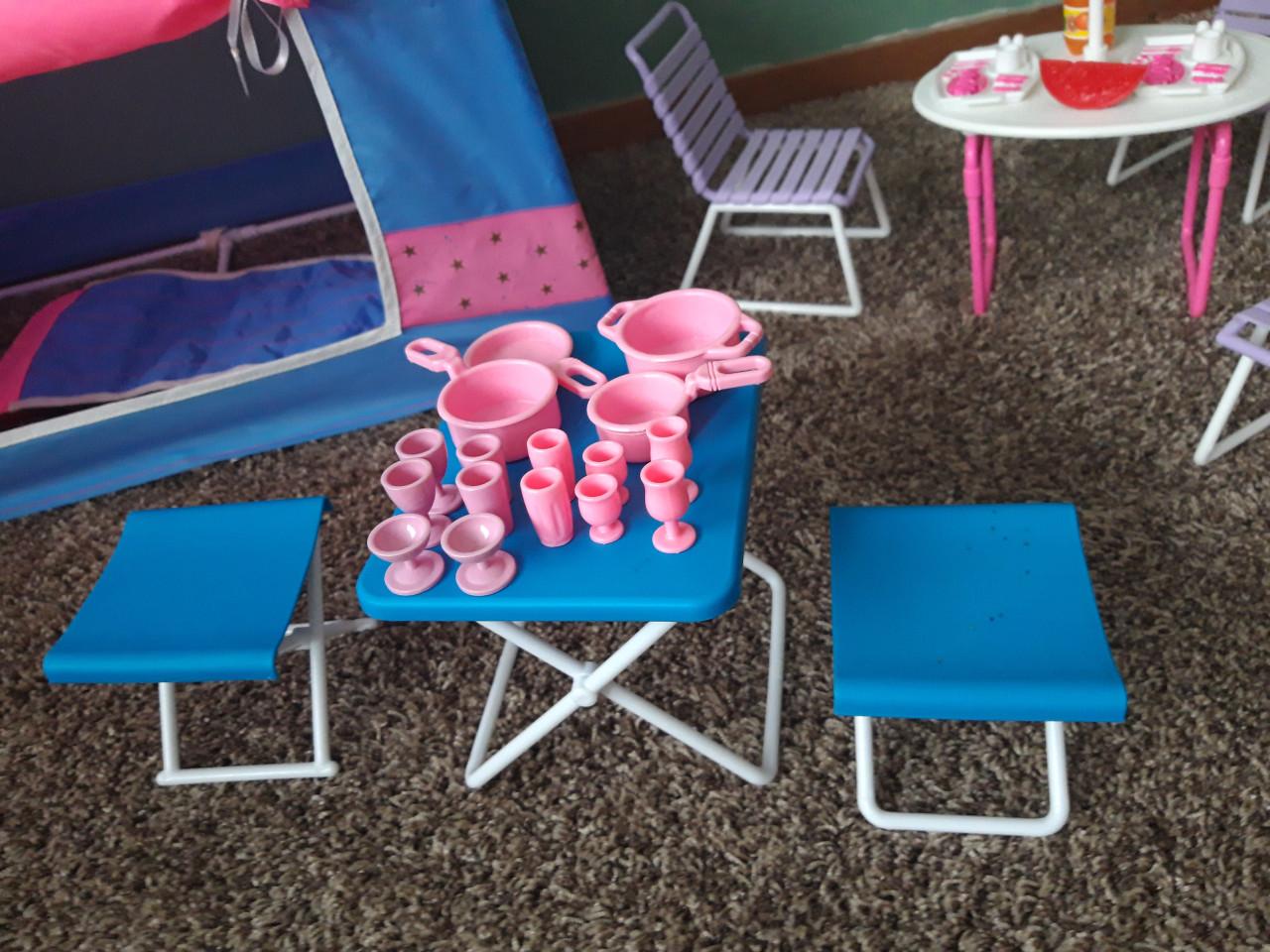 Barbie camping set