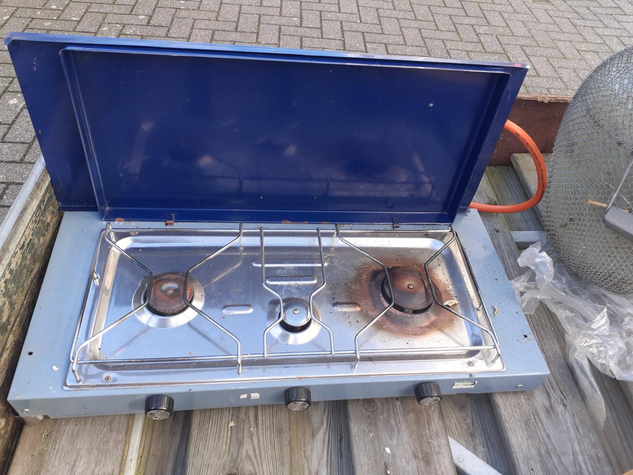 Gas Kookplaat met 4- pitten vrij staand geen inbouw