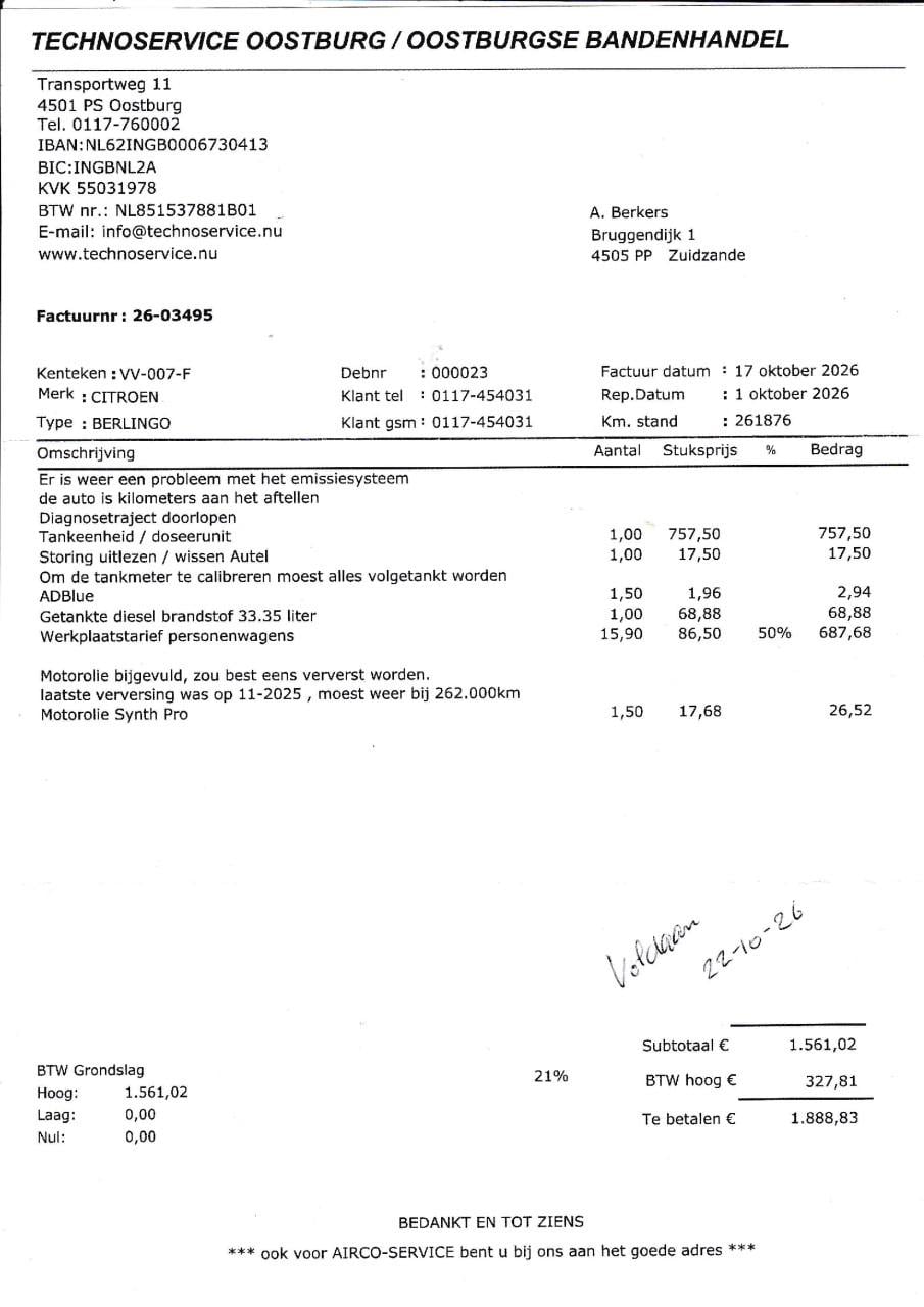 Citroen Berlingo 2016