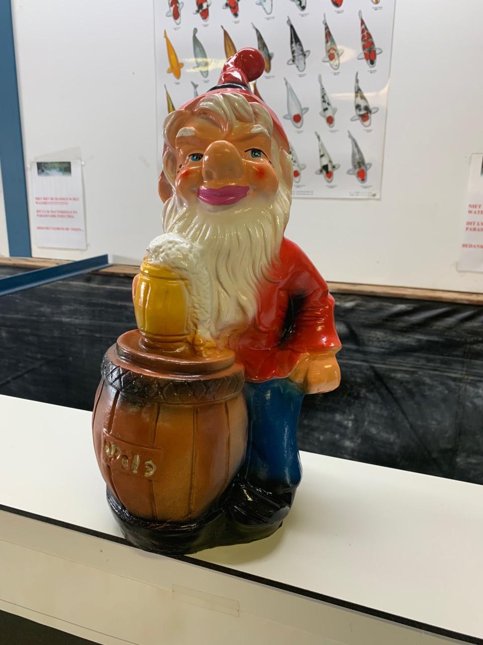 Kabouter met middelvinger Goud decoratie