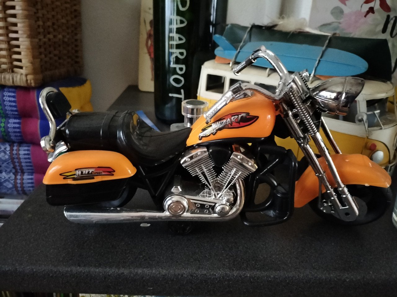 Plastic Harley motor