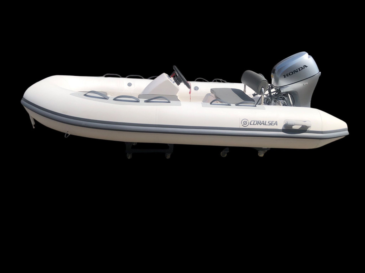 Coralsea 320 Polyester Rib met Honda BF20 SRTU