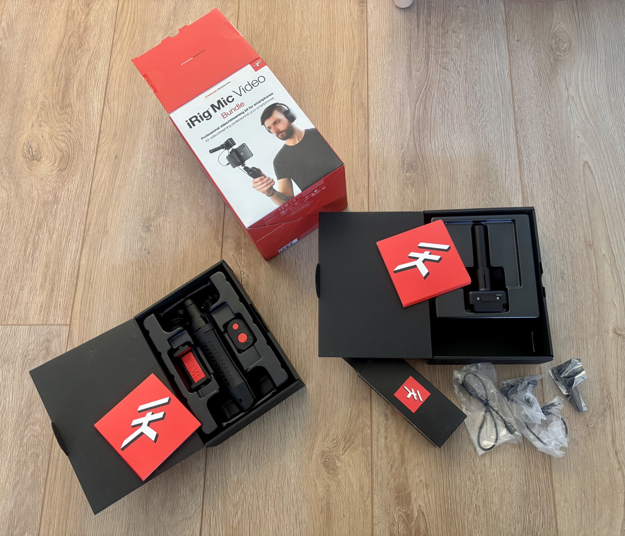 Irig Mic Video Bundle voor smartphones, professioneel video/streaming kit