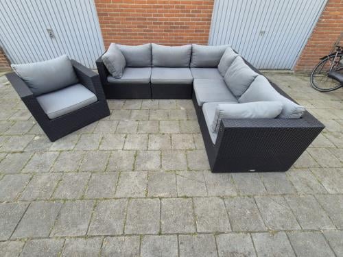 Loungeset 240 x 240 cm + stoel (Bezorging mogelijk)