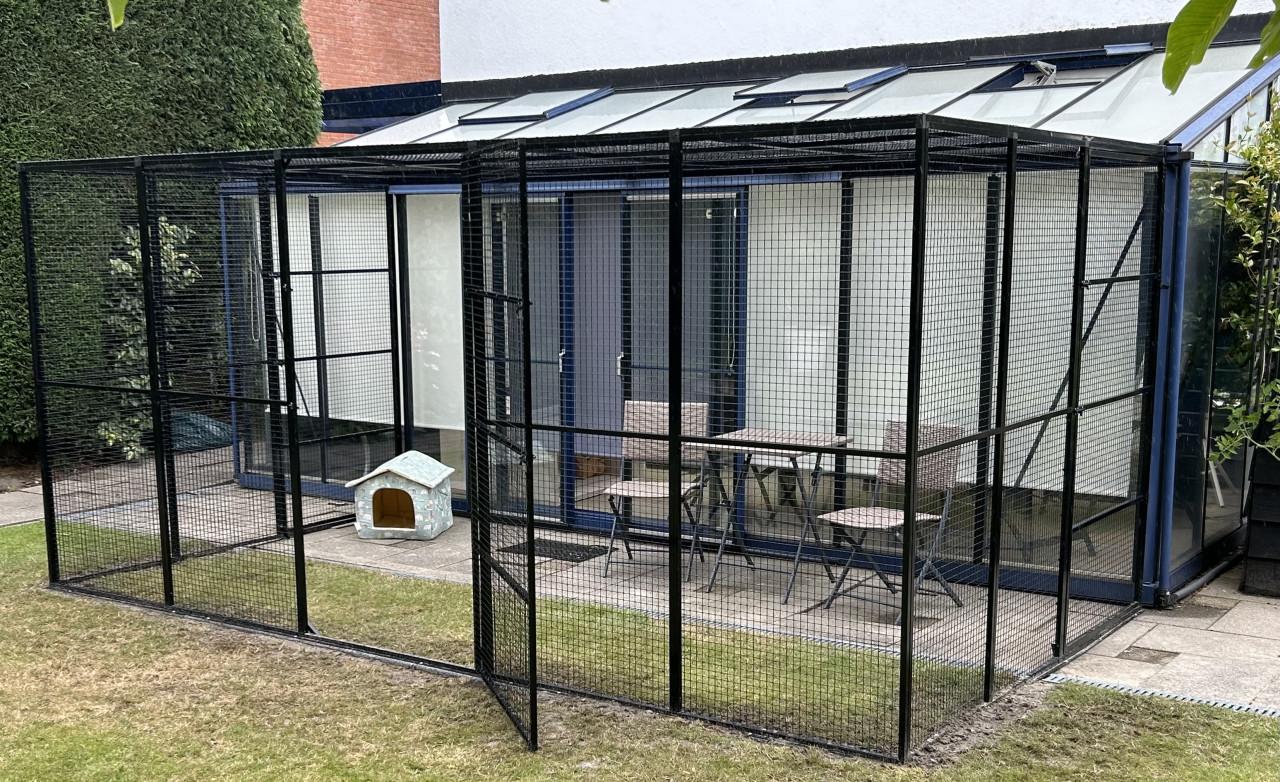 Aluminium kattenrennen/verblijven..........
