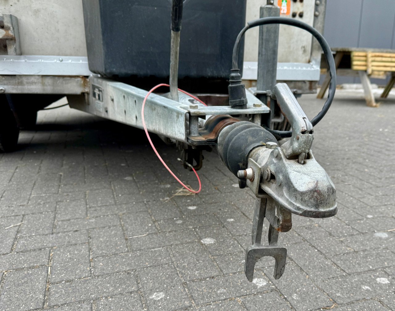 Aangangwagen, tandemasser 253 x 140, 2000 kg
