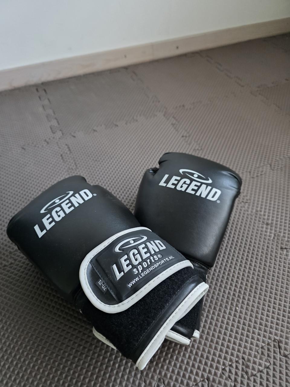 Staande boksbal met handschoenen merk RAM