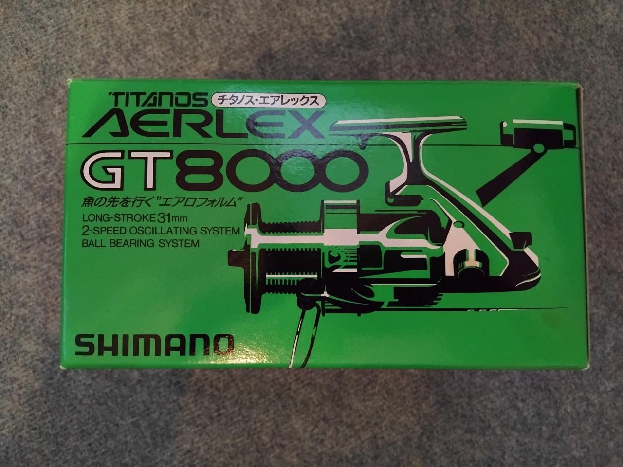 Shimano Aerlex GT8000 (zee)vismolens 1 nieuw + 2 zo goed als nieuw