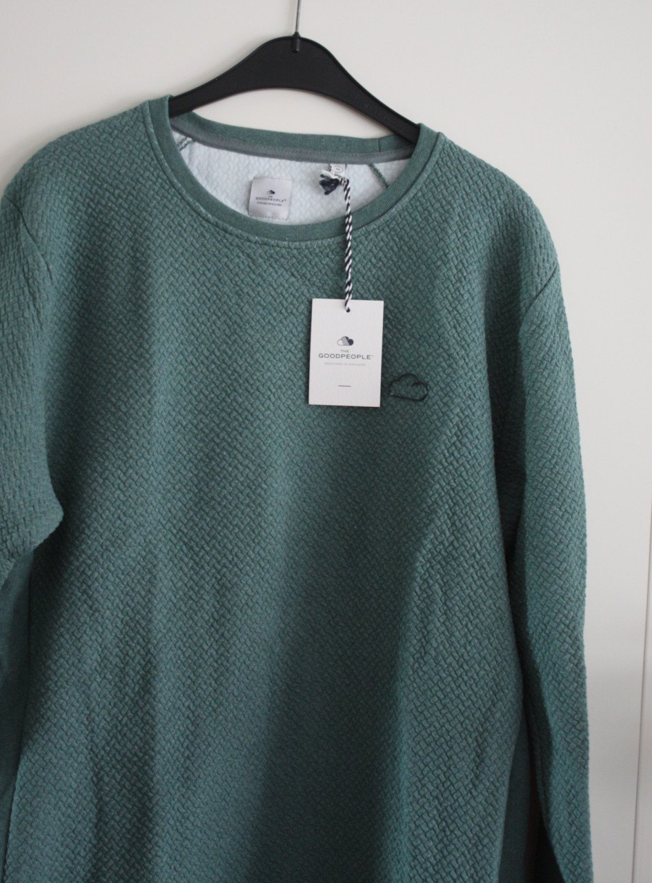 Nieuwe mint groene gebreide trui  maat xL