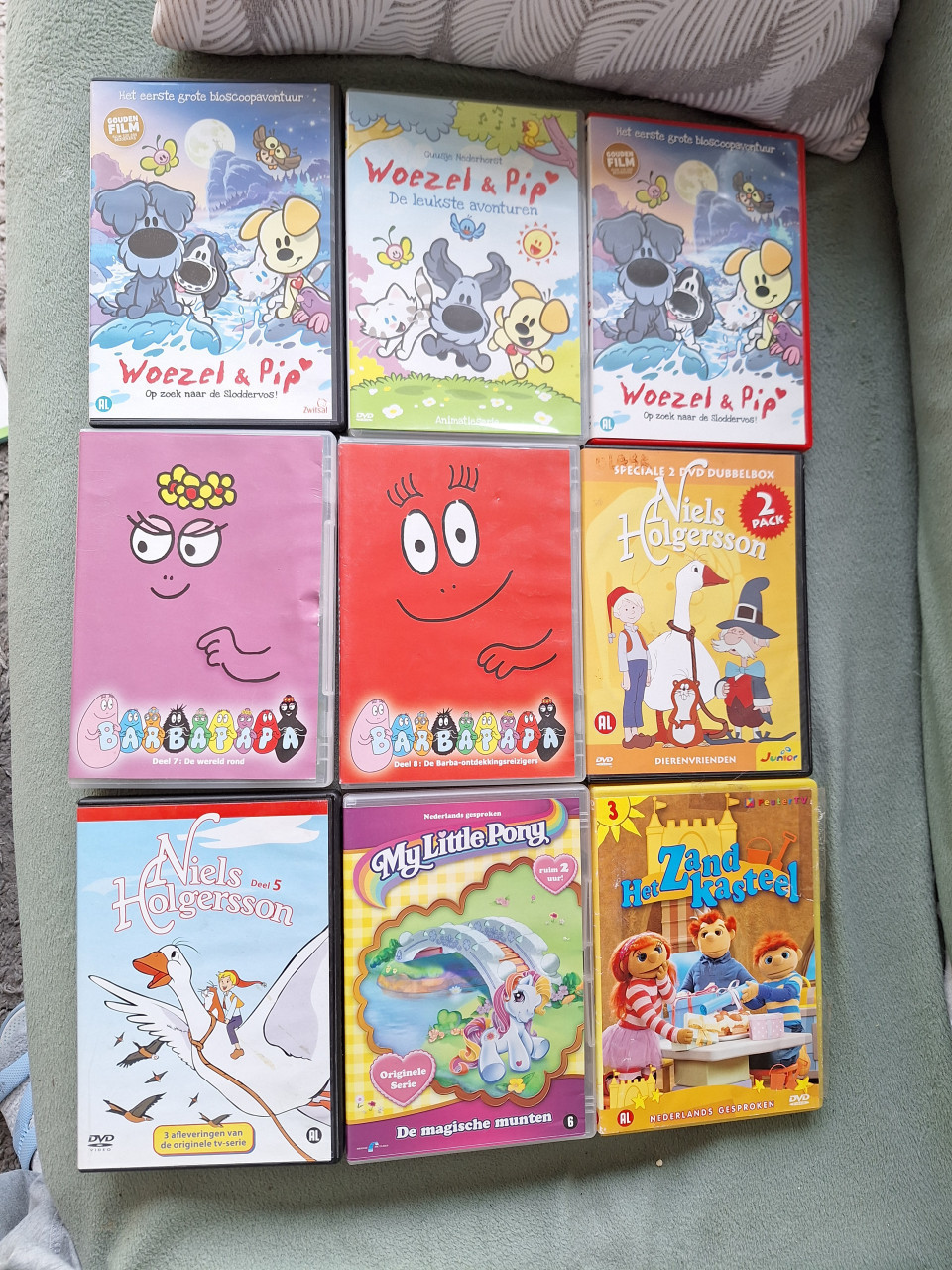 35 kinder dvds Origineel