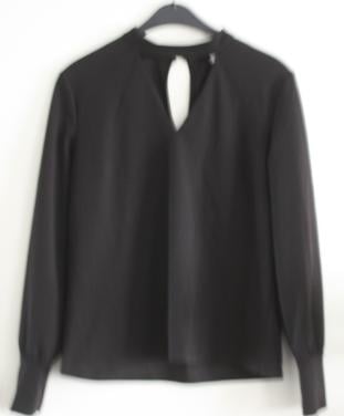 Zwart shirt blouse maat s