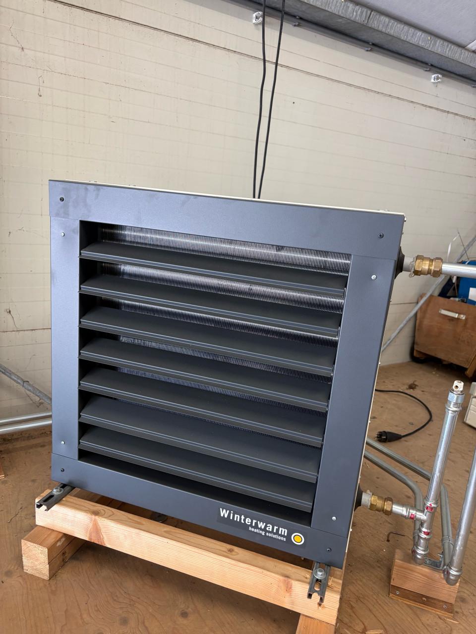 Winterwarm luchtverwarmer