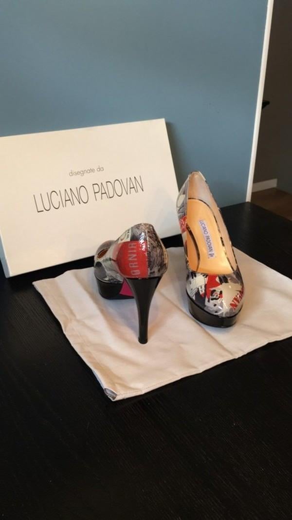Luciano Padovan: Fraaie high heels prints maat 36