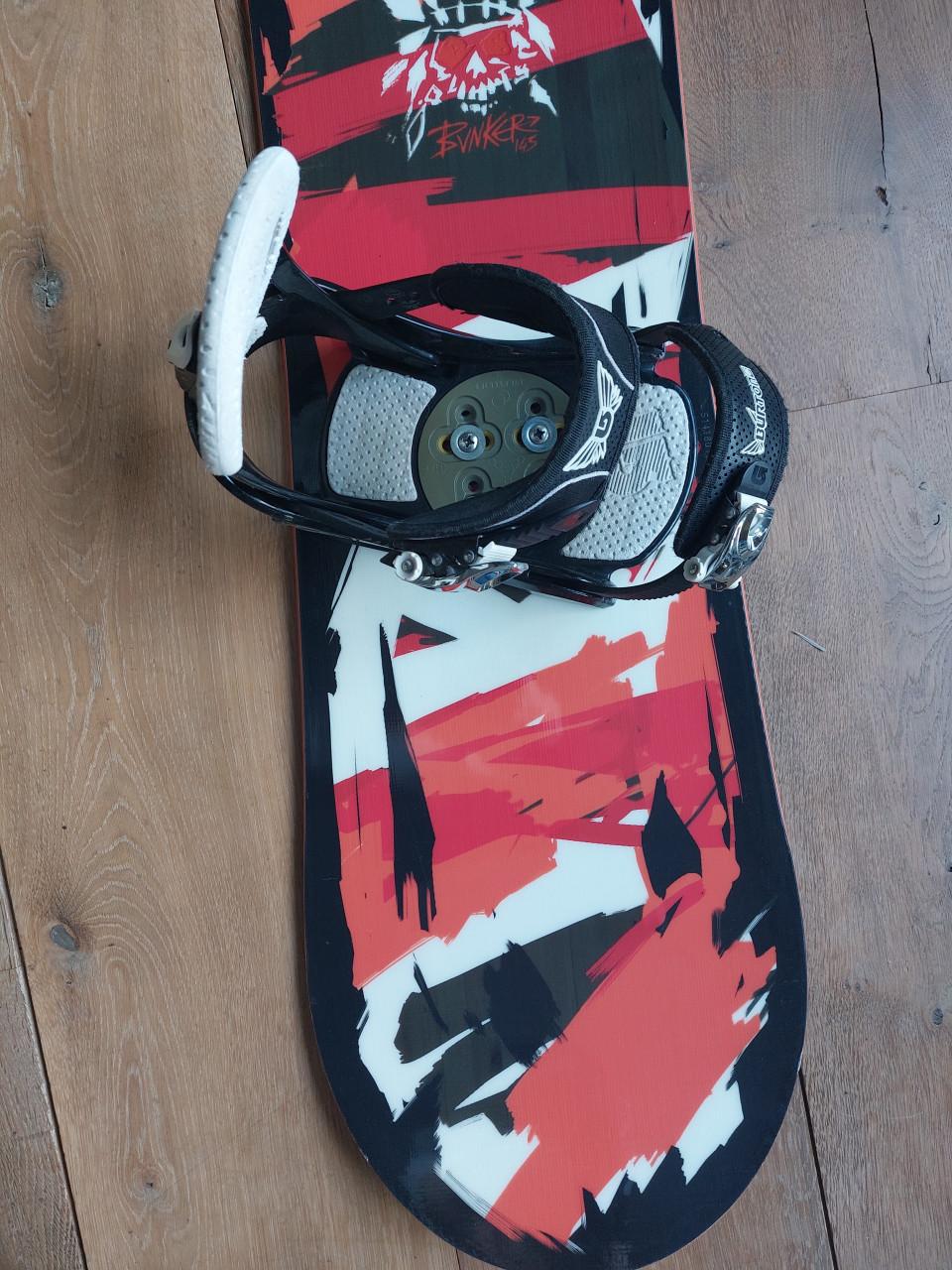 Salomon snowboard incl Burton bindingen