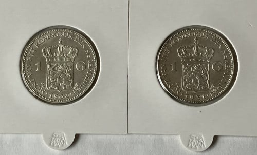 Lot Guldens 1930-1931 Wilhelmina