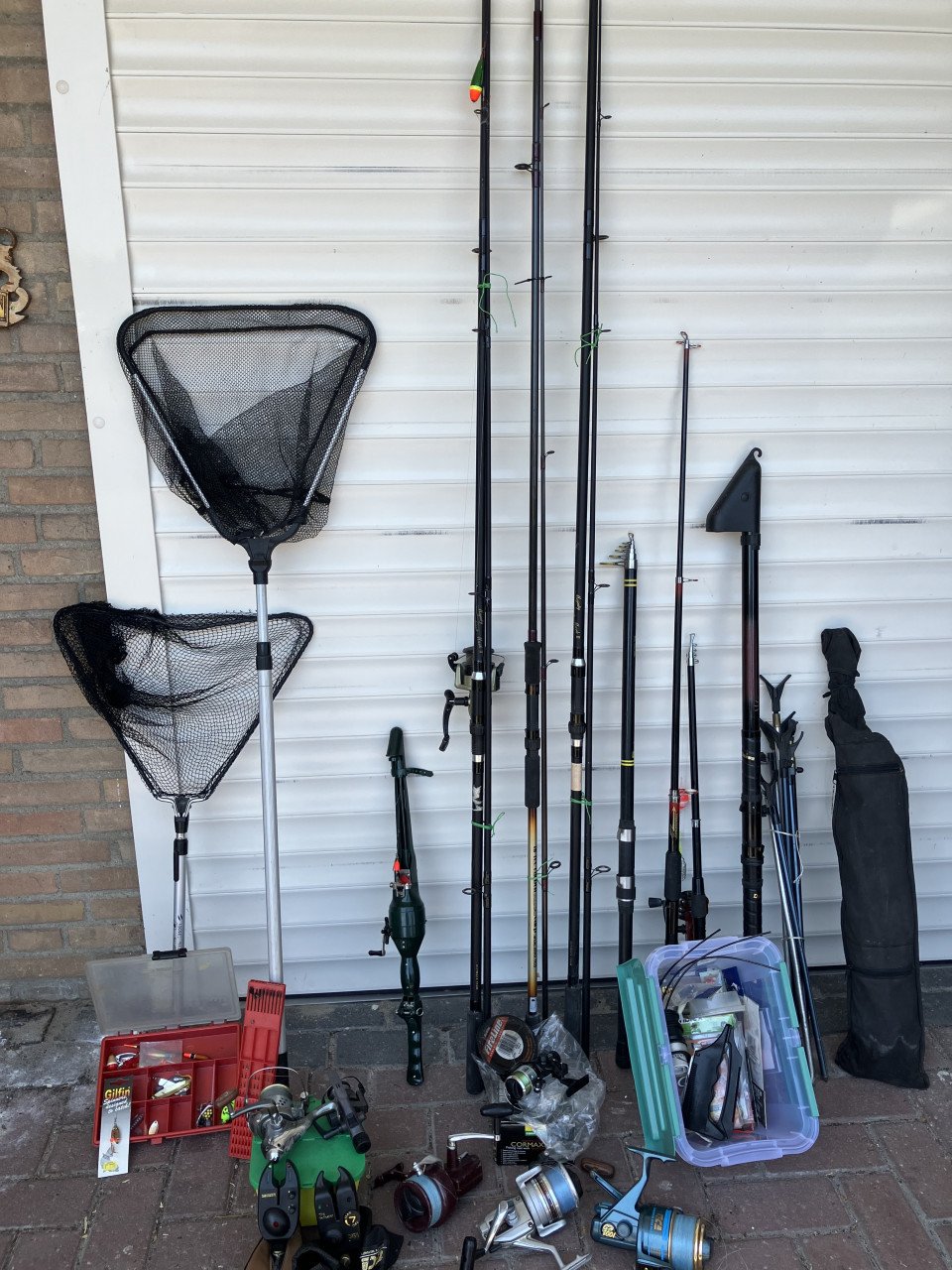 Te koop Complete vishengels voor €175