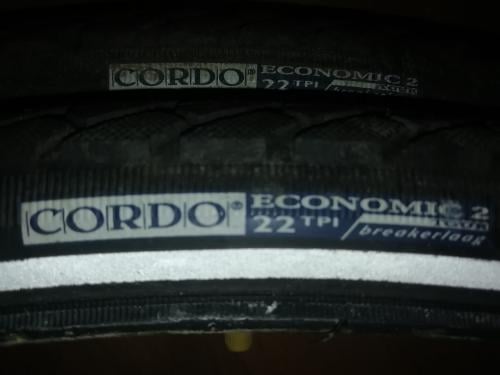 Setje 28" Cordo economic2 banden