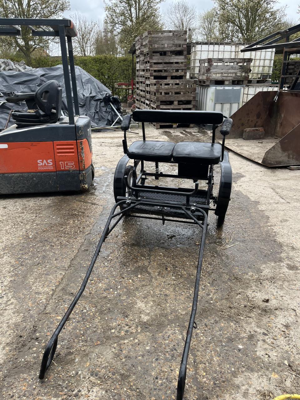 Geremde shetlander sulky