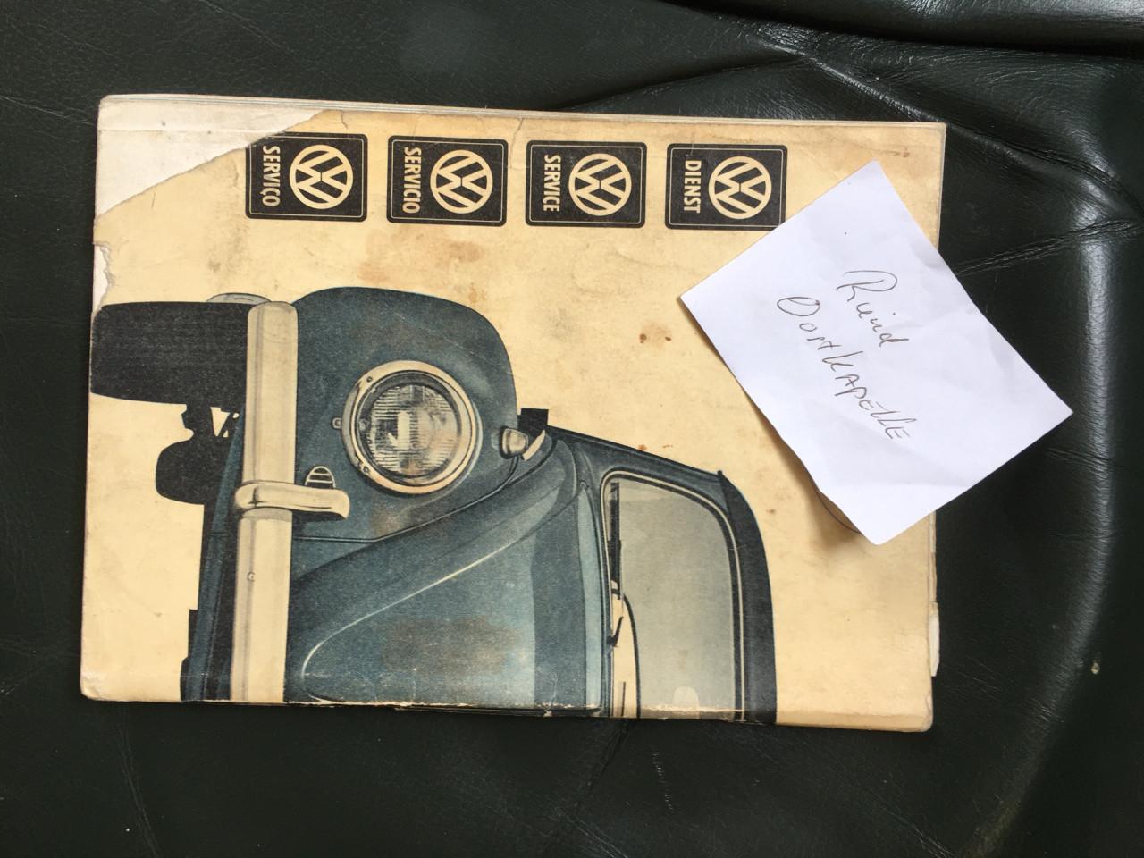 VW Kever 1200 instructieboekje