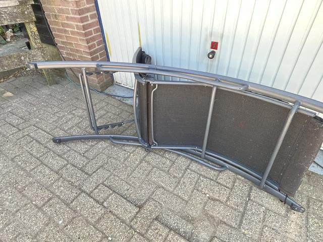 Ligstoel van aluminium