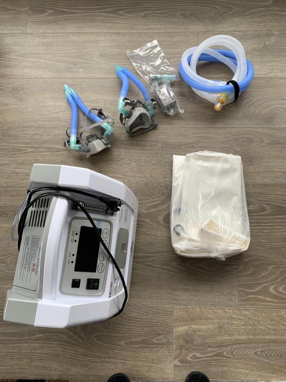 EWOT Zuurstof set (apparaat, zuurstofzak en ophangrek)