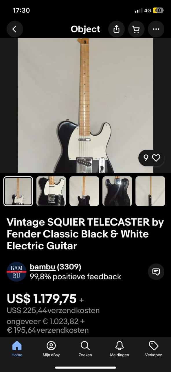 Vintage  TELECASTER 1989  Squier by Fender