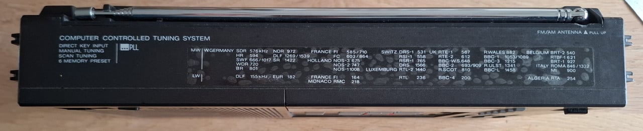 Sony ICF-2001 wereldontvanger kortegolf radio