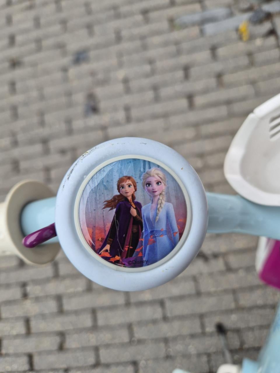 Disney Frozen 2 Kinderfiets 16 inch + zijwieltjes + mandje