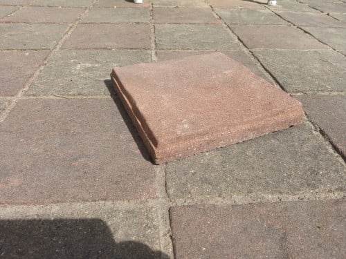Terrastegels, betonbanden en stenen