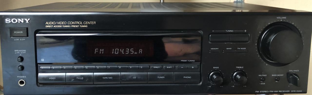 Sony Reciever (inclusief KEF boxen)