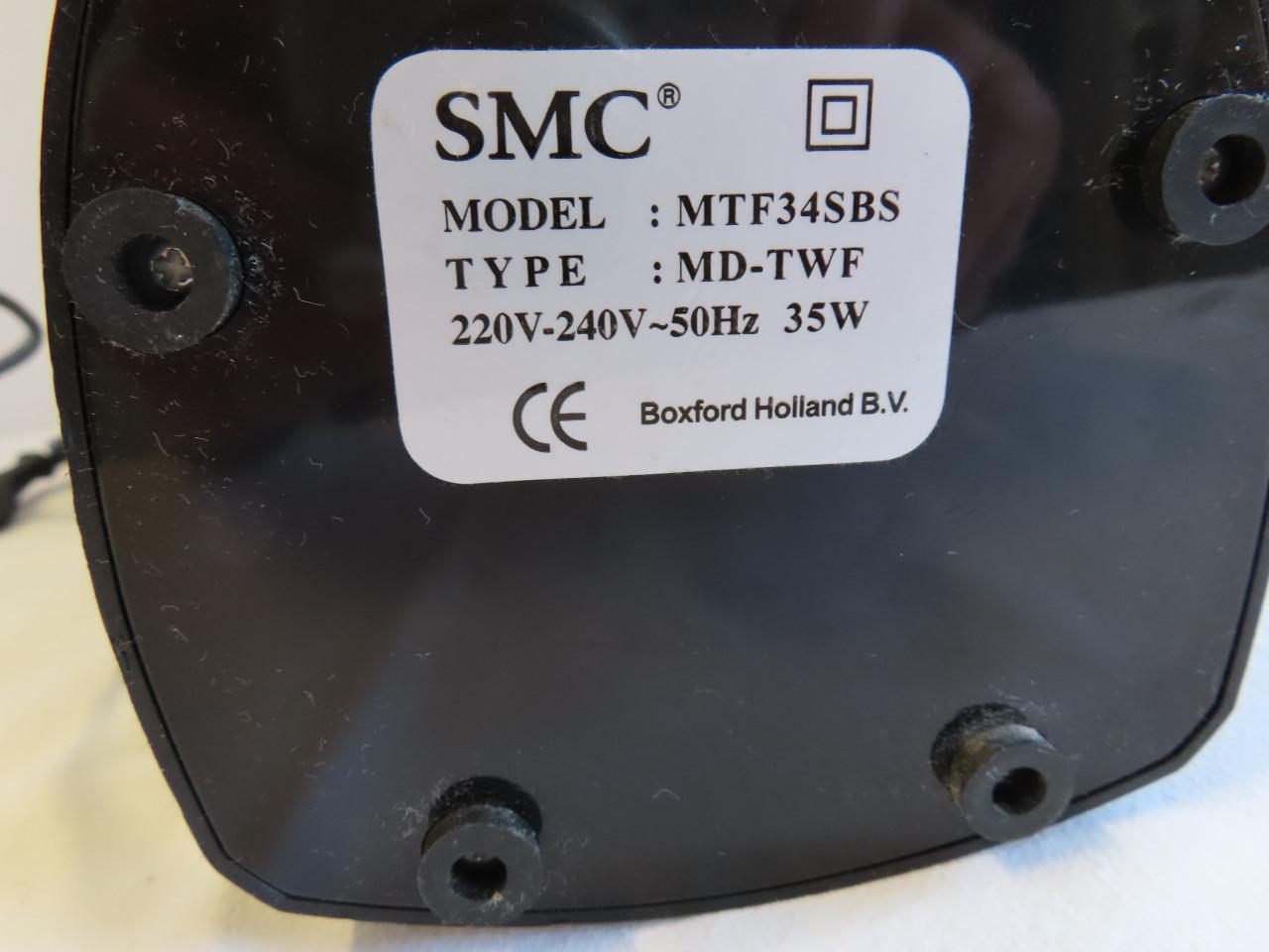 Tafel ventilator Merk: SMC Vaste prijs €.10,00