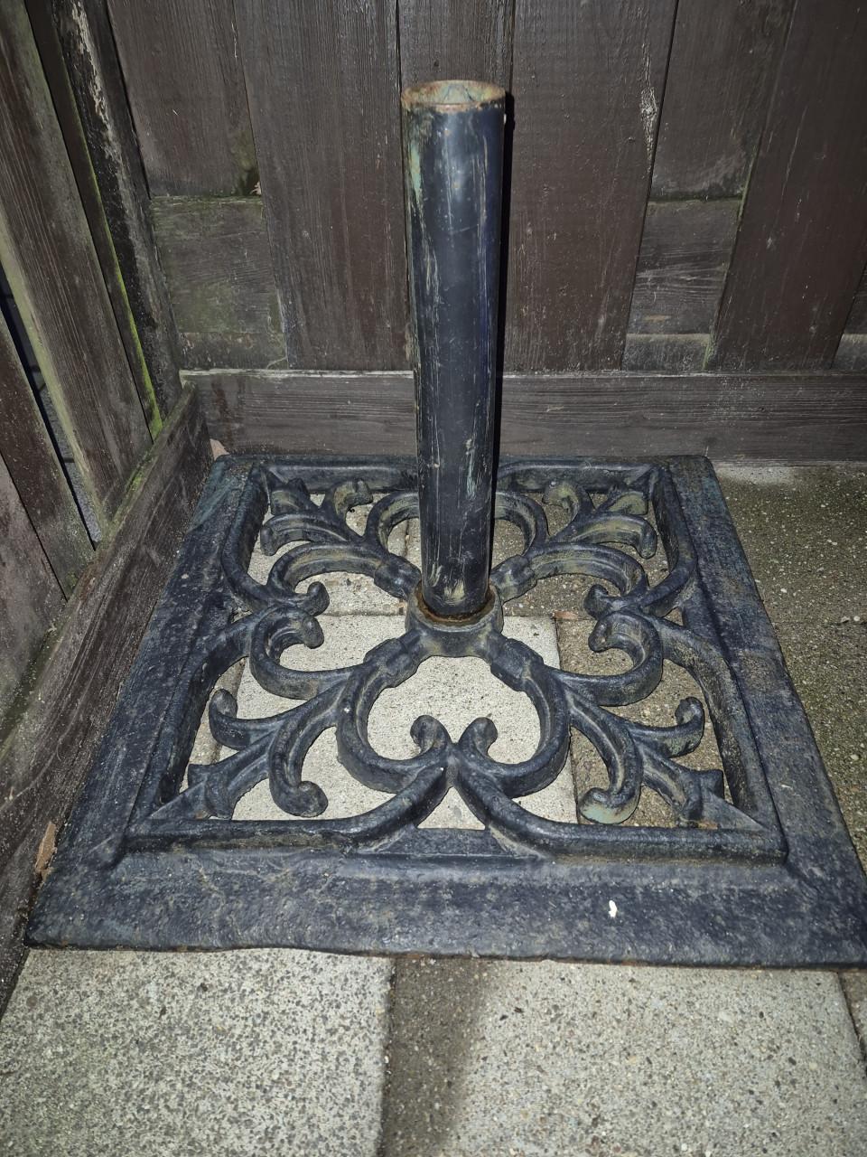 Parasol voet gietijzer