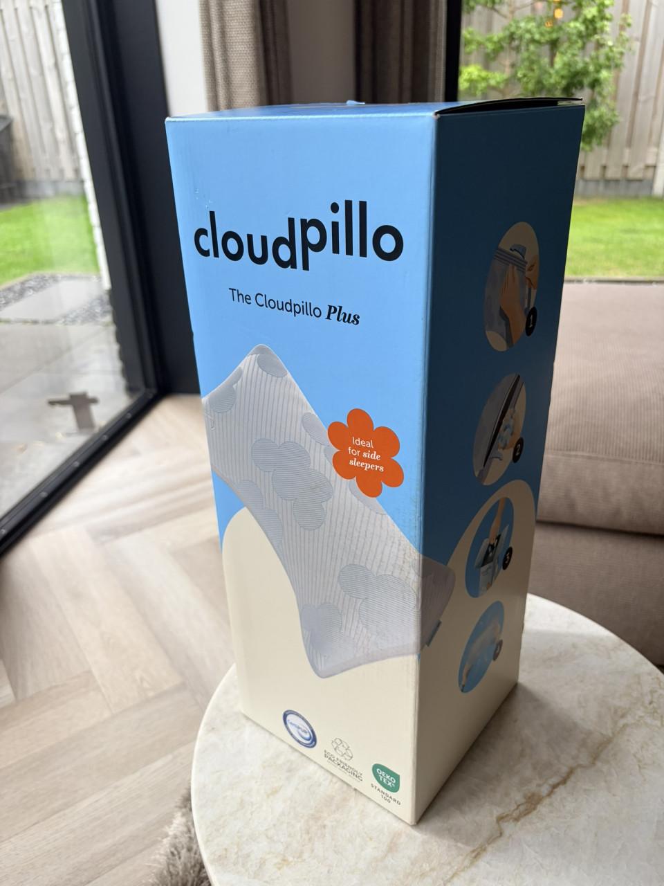 Nieuwe Cloudpillo Plus hoofdkussen voor zijslapers (ongebruikt)