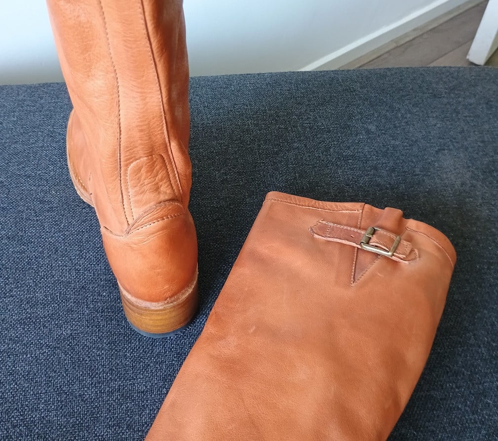 NIEUWE leren instaplaarzen maat 40 - merk SENDRA