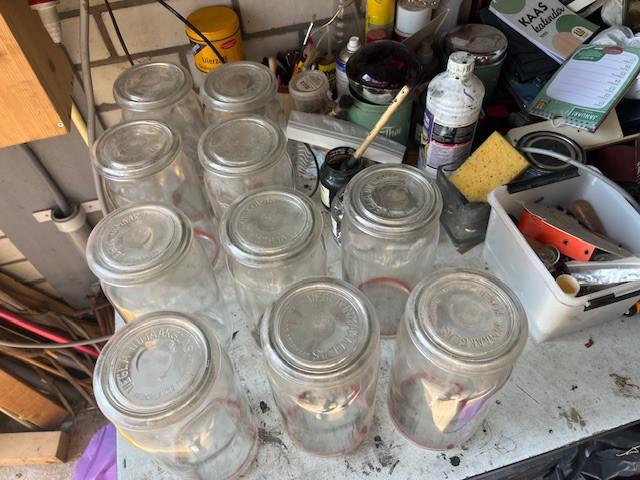 Weckpotten met deksel VEGLA 1/2, 3/4, 1 en 2 liter